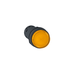 Schneider Electric SCHNEIDER Harmony XB7, Monolithic illuminated push button, plastic, orange, Ø22, integral LED, spring return, 24 V AC/DC, 1 NO - XB7NW35B1