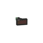 Schneider Electric SCHNEIDER Harmony XB5, Digital panel meter, plastic, black, Ø22, 4 digit red LED display, 4...20 mA input - XBH1AA0R4