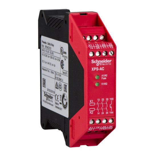 Schneider Electric SCHNEIDER module XPSAC - Emergency stop - 24 V AC DC - XPSAC5121P