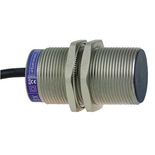 Schneider Electric SCHNEIDER Télémécanique - inductive sensor XS1 M30 - L60mm - brass - Sn10mm - 24..240VAC/DC - cable 2m - XS1M30MA250