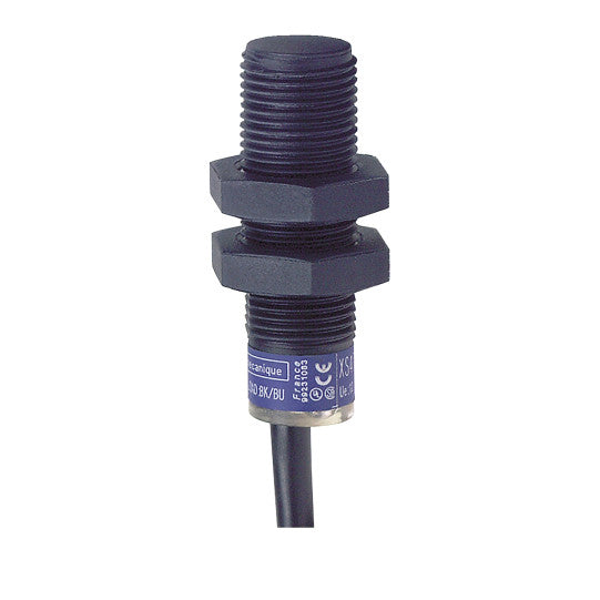 Schneider Electric SCHNEIDER Télémécanique - inductive sensor XS4 M12 - L50mm - PPS - Sn4mm - 12..24VDC - cable 2m - XS4P12KP340