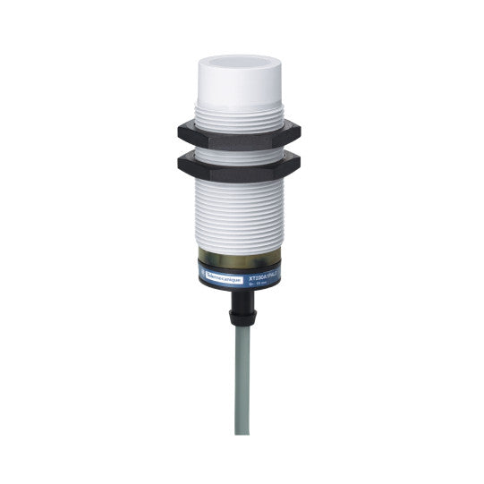 Schneider Electric SCHNEIDER Telemecanique - capacitive sensor - XT1 - cylindrical M30 - plastic - Sn 15 mm - cable 2 m- XT230A1FBL2
