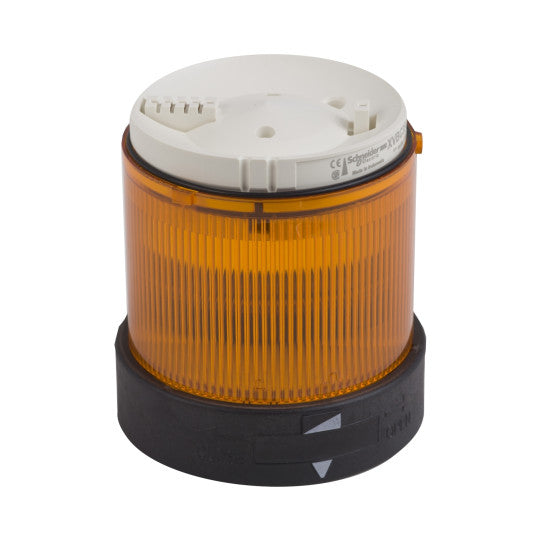 Schneider Electric SCHNEIDER Illuminated unit for modular tower lights, plastic, orange, Ø70, steady, bulb or LED not included, 250 V - XVBC35