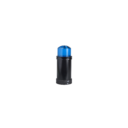 Schneider Electric SCHNEIDER Illuminated unit for modular tower lights, plastic, blue, Ø70, integral "flash" discharge tube, 5 joule, 230 V AC - XVBC6M6