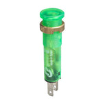 Schneider Electric SCHNEIDER pilot light Ø8 - IP40/IP65 - green - covered LED included - 12V - faston - XVLA223
