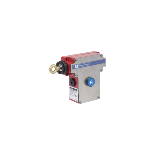 Schneider Electric SCHNEIDER Télémécanique e-stop rope pull switch XY2CE - LH side -1NC+1NO - Flush pushbutton - XY2CE2A150