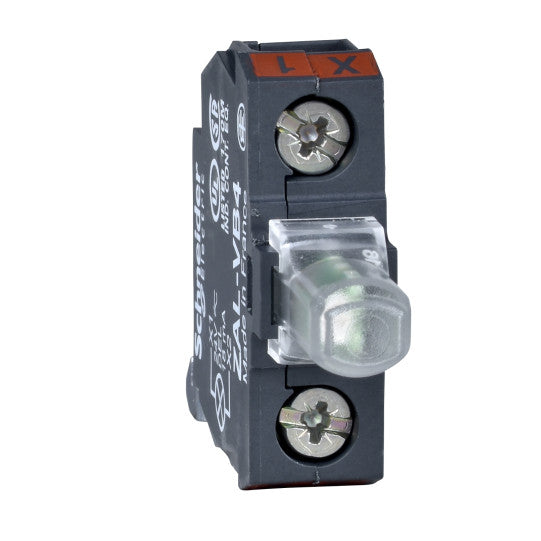Schneider Electric SCHNEIDER white light block for head Ø22 integral LED 48..120 V - screw clamp terminals - ZALVG1