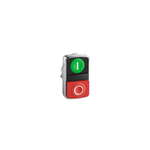 Schneider Electric SCHNEIDER green flush/red flush double-headed pushbutton Ø22 with marking - ZB4BA7341
