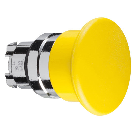 Schneider Electric SCHNEIDER Mushroom push button head Ø40, metal, yellow, Ø22, spring return - ZB4BC5