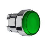 Schneider Electric SCHNEIDER green projecting illuminated pushbutton head Ø22 push-push for integral LED - ZB4BH33