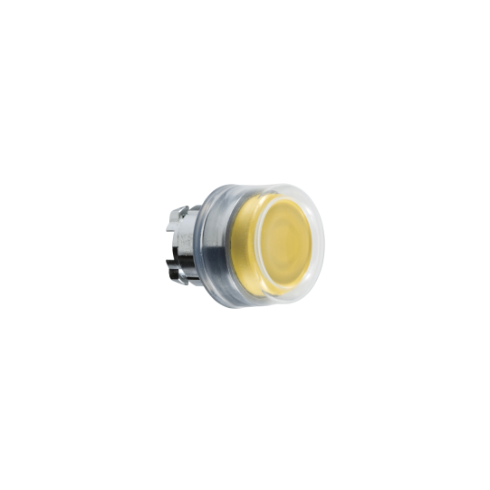 Schneider Electric SCHNEIDER Harmony tête de bouton poussoir + capuchon IP69K - Ø22 - jaune - ZB4BP5