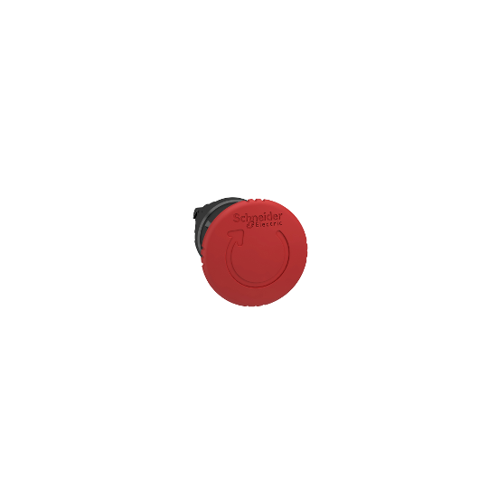 Schneider Electric SCHNEIDER Harmony XB4 - tête bouton arrêt urgence - Ø40 - pousser tourner - rouge - ZB4BS8447