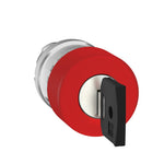 Schneider Electric SCHNEIDER red Ø30 Emergency stop, switching off head Ø22 trigger and latching key release - ZB4BS934