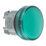 Schneider Electric SCHNEIDER Head for pilot light, Harmony XB4, green Ø22 mm with plain lens integral LED - ZB4BV033E
