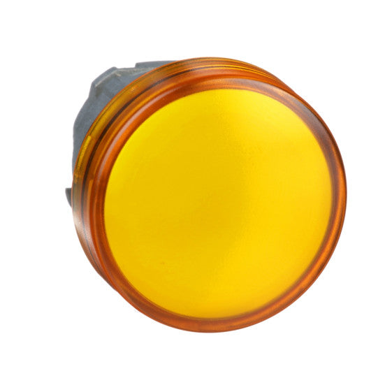 Schneider Electric SCHNEIDER orange pilot light head Ø22 with plain lens for integral LED - ZB4BV053