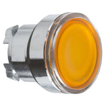 Schneider Electric SCHNEIDER orange flush illuminated pushbutton head Ø22 spring return for integral LED - ZB4BW353