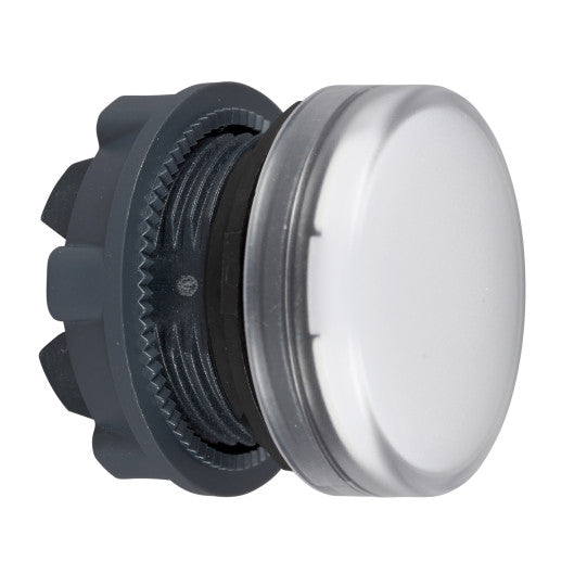 Schneider Electric SCHNEIDER white pilot light head ø22 plain lens for ba9s bulb - ZB5AV01