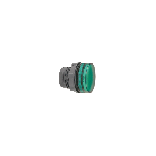 Schneider Electric SCHNEIDER green pilot light head ø22 grooved lens for integral led - ZB5AV033S