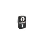 Schneider Electric SCHNEIDER Harmony tête bt-pous doub touche Ø22 blanc+noir flèche haut flèche bas IP66 - ZB5AW7A1724