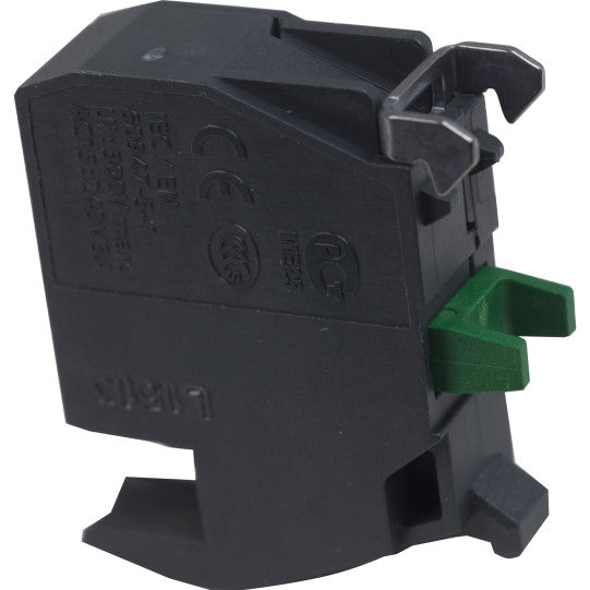Schneider Electric SCHNEIDER single contact block for head Ø22 1NO silver alloy for plug-in connector - ZBE1014