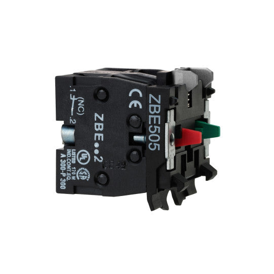Schneider Electric SCHNEIDER double contact block's for head Ø22 1NO+1NC screw clamp terminal - ZBE505