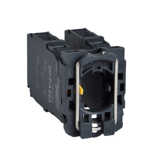 Schneider Electric SCHNEIDER Complete body/contact assembly for joystick controller, Harmony XB5, XB4, contact block with body/fixing collar 4 direction - ZD5PA203