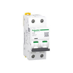 Schneider Electric SCHNEIDER Miniature circuit-breaker, Acti9 iC60N, 2P, 10 A, C curve, 6000 A (IEC 60898-1), 10 kA (IEC 60947-2) - A9F77210