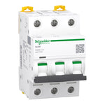 Schneider Electric Acti 9 Miniature circuit-breaker, Acti9 iC60N, 3P, 10 A, C curve, 6000 A (IEC 60898-1), 10 kA (IEC 60947-2) - A9F77310