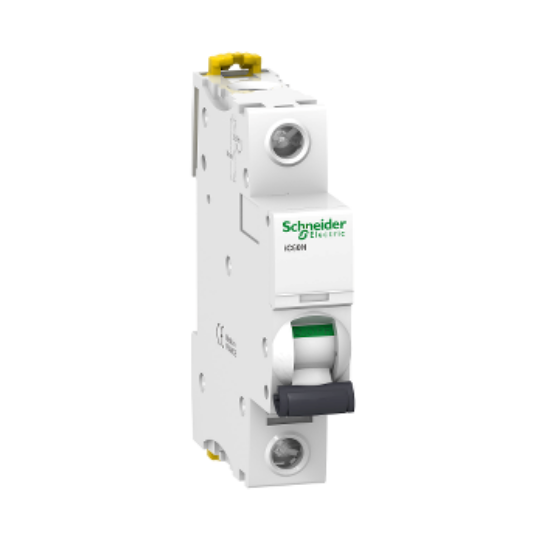 Schneider Electric Acti 9 Miniature circuit-breaker, Acti9 iC60H, 1P, 4 A, B curve, 10000 A (IEC 60898-1), 70 kA (IEC 60947-2) - A9F83104