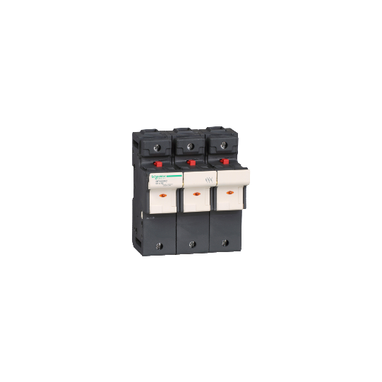 Schneider Electric TeSys Fuse carrier TeSys DF, 3P 125A, fuse size 22x58 mm, blown fuse indicator - DF223VC