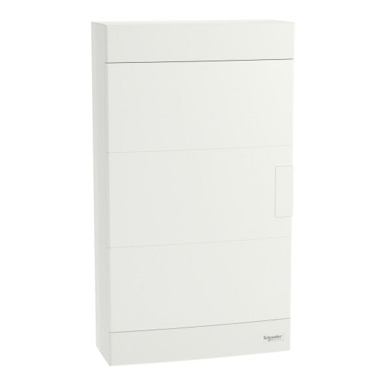 Schneider Electric SCHNEIDER Easy9 - Surface-Mounted Enclosure White (RAL 9003) - 3 Rows of 12 Modules - EZ9EUD312