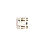 Schneider Electric TeSys Auxiliary contact block, TeSys D, 4NC, front mounting, spring terminals - LADN043