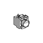 Schneider Electric TeSys Time delay auxiliary contact block, TeSys D, 1NO + 1NC, off delay 0.3-3s, front, spring terminals - LADR03