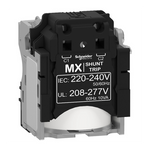 Schneider Electric SCHNEIDER MX shunt release, ComPacT NSX, rated voltage 220/240 VAC 50/60 Hz, 208/277 VAC 60 Hz, screwless spring terminal connections - LV429387