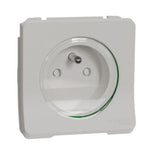 Schneider Electric Mureva Styl Socket-outlet, Mureva Styl, 2P + E with shutters, pin earth, 16A, 250V, flush, white - MUR39133