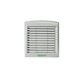 Schneider Electric ClimaSys outlet grille plast cut out 125x125mm ext dim 137x117mm IP54 - NSYCAG125LPF