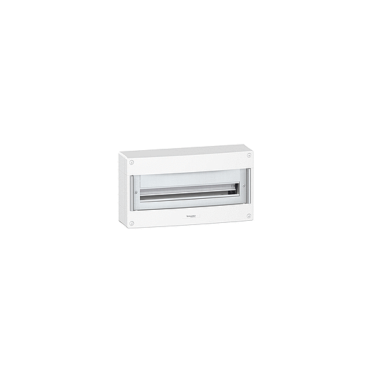 Schneider Electric Pragma Pragma surface enclosure - 1 x 24 modules - 125 A - without door - white - PRA10265W