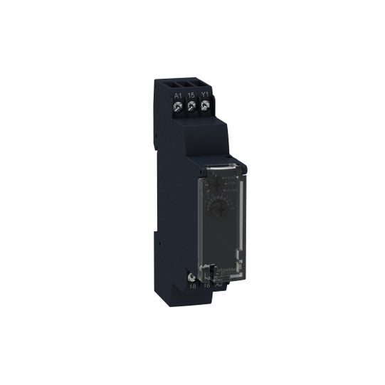 Schneider Electric SCHNEIDER Harmony Time RE17 - Modular time relay - 8 A, 1 CO, 1 s..100 h, off delay, 24...240 V AC - RE17RCMU
