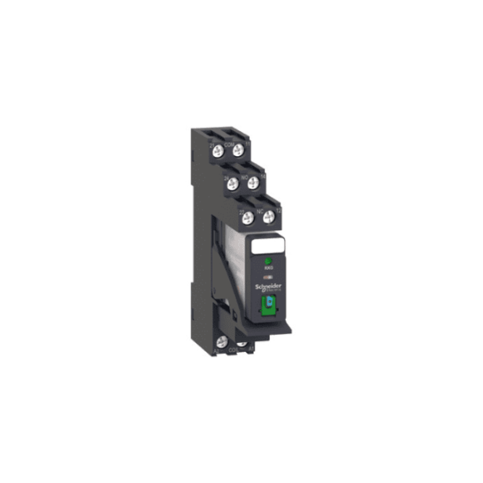 Schneider Electric SCHNEIDER Zelio Relay RXG - relais embroc monté sur embase - test + DEL - 2OF 5A - 24VDC