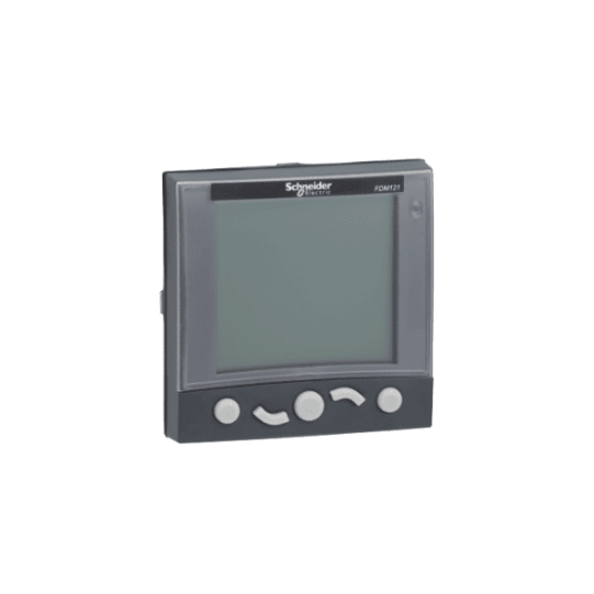 Schneider Electric SCHNEIDER switchboard display module FDM 121, 1 connected device, screen 96 x 96 mm, IP54 on front face - TRV00121