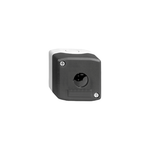 Schneider Electric SCHNEIDER Empty enclosure, plastic, dark grey lid, for push button Ø22, 1 cut-out - XALD01