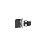 Schneider Electric SCHNEIDER Selector switch, metal, black, Ø22, 2 positions, stay put, 1 NO+1 NC - XB4BD25