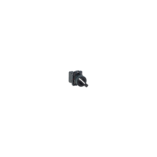 Schneider Electric SCHNEIDER Harmony XB5, Selector switch, plastic, black, Ø22, 2 positions, spring return right to left, 1 NO - XB5AD41