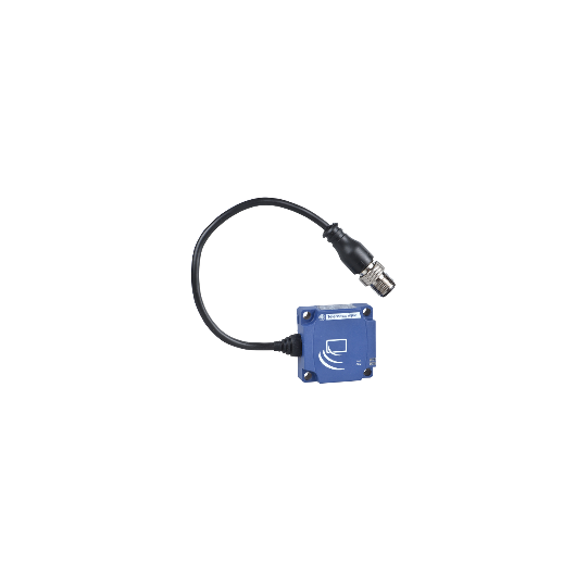 Schneider Electric SCHNEIDER Télémécanique - RFID compact smart antenna - 13.56MHz - flat form 40x40x15 - M12 - cable 0.2m - XGCS4901201