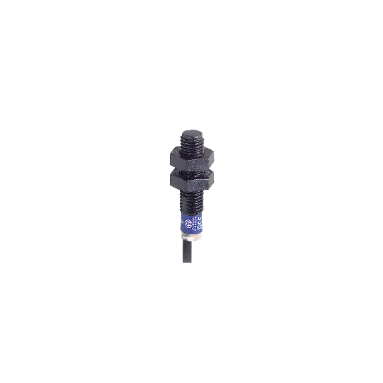 Schneider Electric SCHNEIDER Télémécanique inductive sensor XS4 M8 - L33mm - PPS - Sn2.5mm - 12..24VDC - cable 2m - XS4P08PA340
