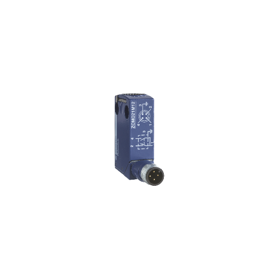 Schneider Electric SCHNEIDER Télémécanique - Limit switch body ZCMD - 1NC+1NO - silver - snap action - connection - M12 - ZCMD21C12