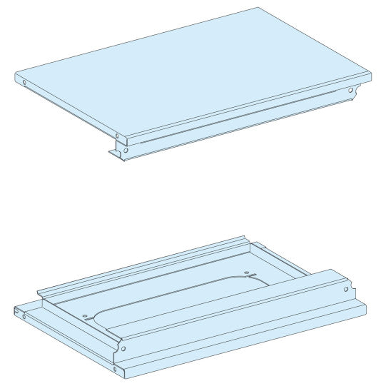 Schneider Electric Prisma 2 PLAIN UPPER/LOW PLATE W300 PRISMA G IP55 - 08372