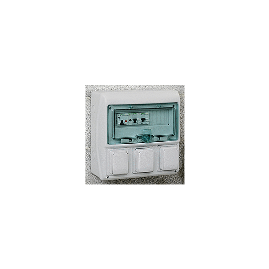 Schneider Electric Kaedra Kaedra - coffret - pour prises - 340 x 335 mm - 13 modules - 3 ouvertures  - 10365