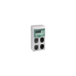 Schneider Electric Kaedra Kaedra - for power outlet - 4 openings - 1 x 8 modules - 13179