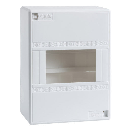 Schneider Electric SCHNEIDER mini Opale surface enclosure - IP 30 - 1 x 8 modules - without door - 13398